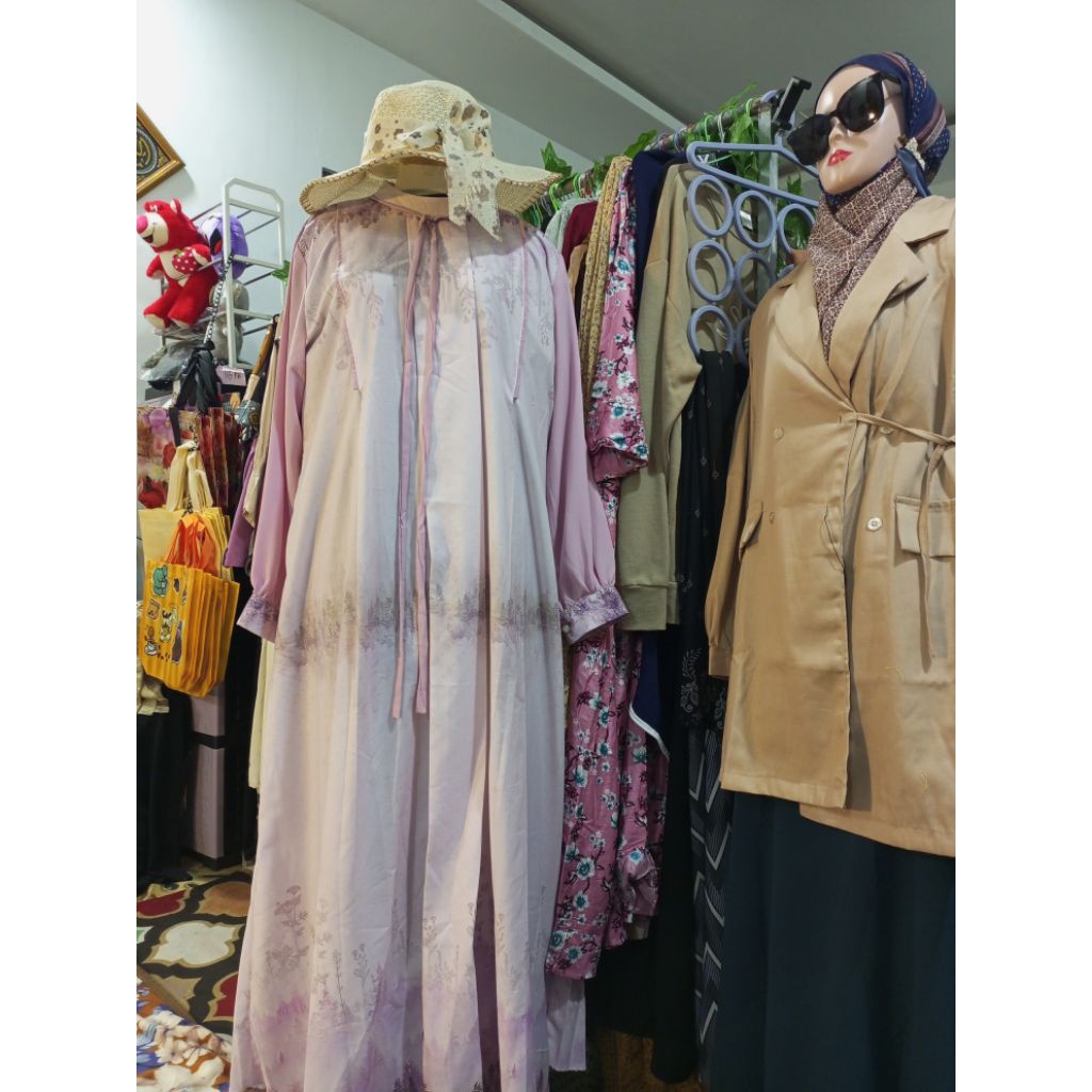 GAMIS KATUN RESTU MANDEH PINK