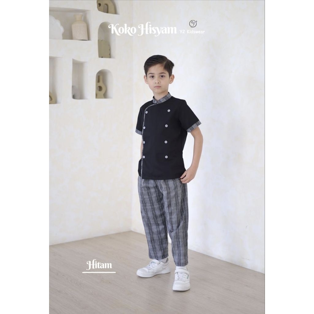 Setelan Baju Koko anak Hisyam BY Y2 / Koko anak usia 2 -10 th