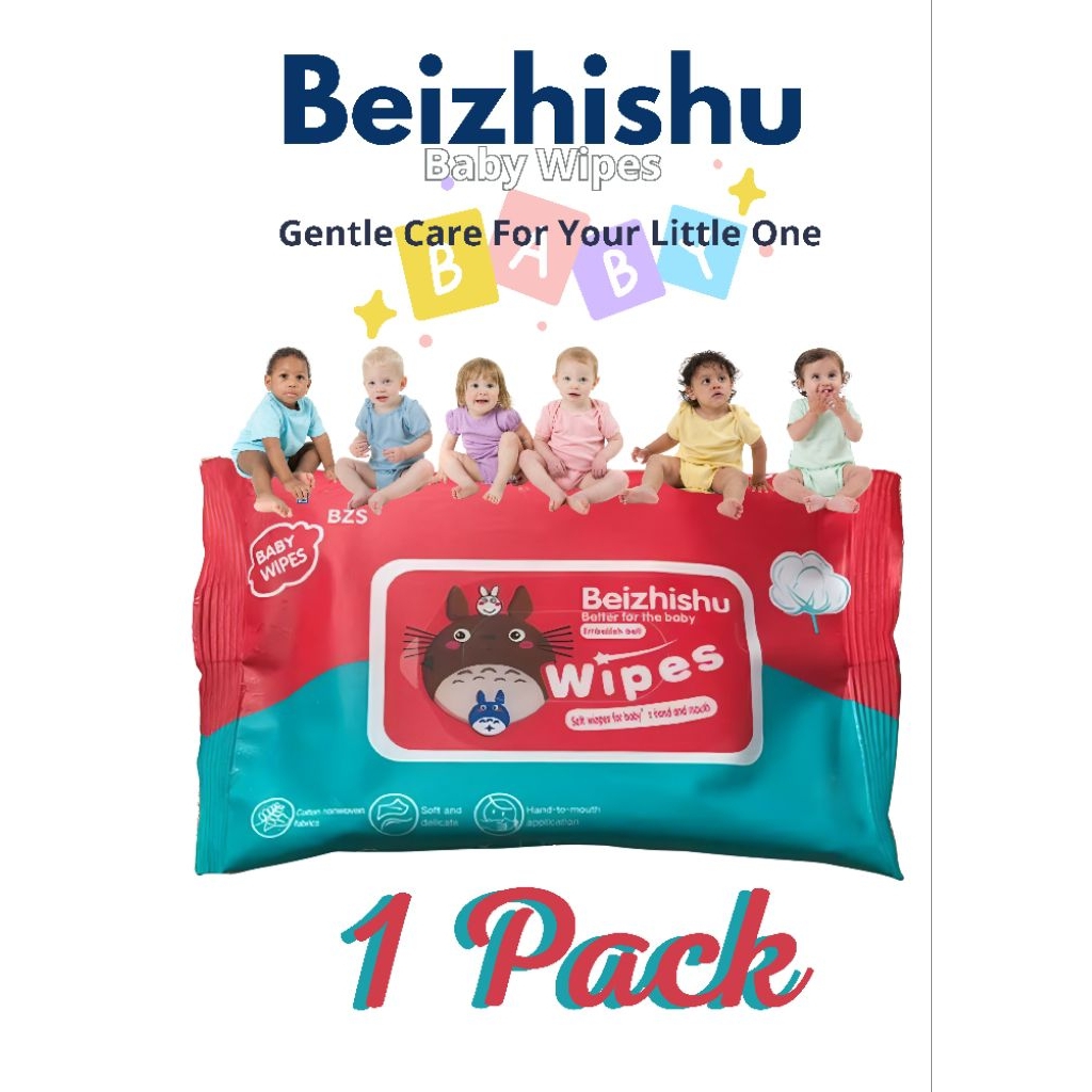 Tisu Basah Bayi  - Non Alkohol, Lembut, Aman untuk Kulit Sensitif