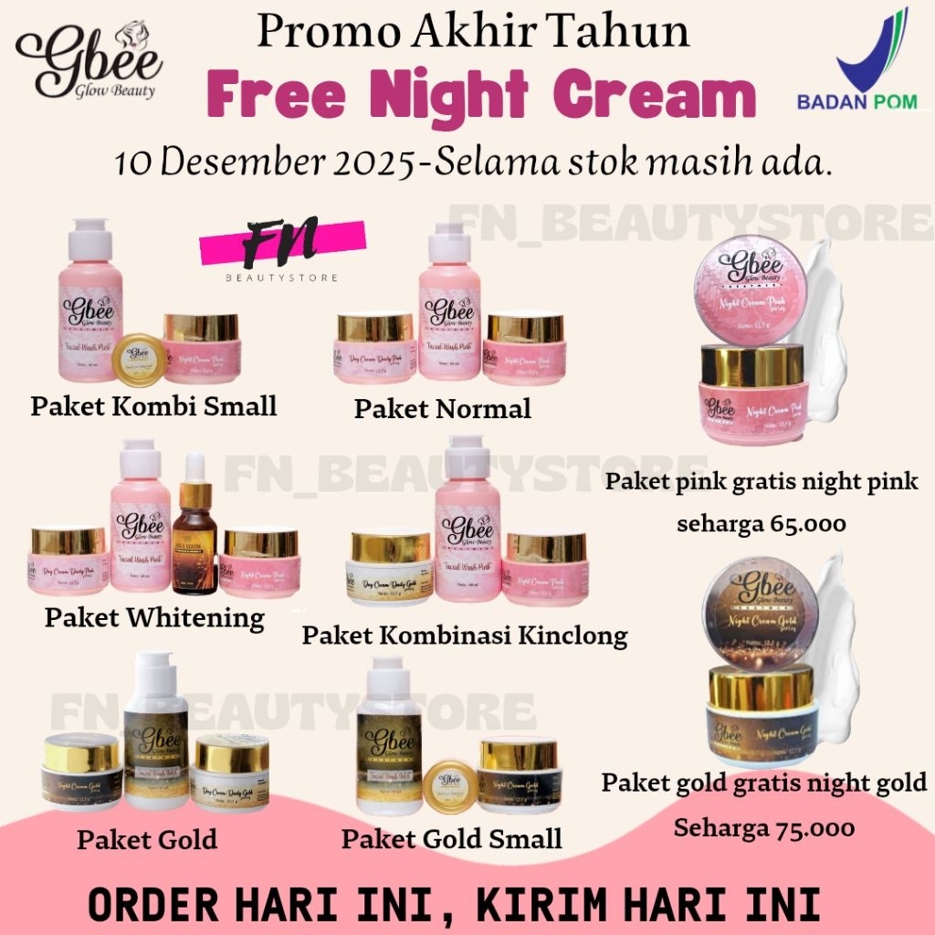 PROMO||Paket Gbee Glow Beauty Skincare