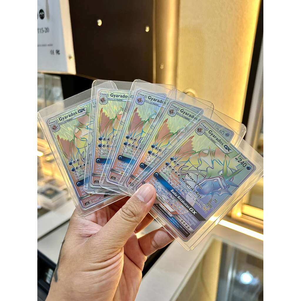 Gyarados Gx HR 1 kartu POKEMON tcg card set Indonesia NON (english japan box sr hr sar csr chr ar V 