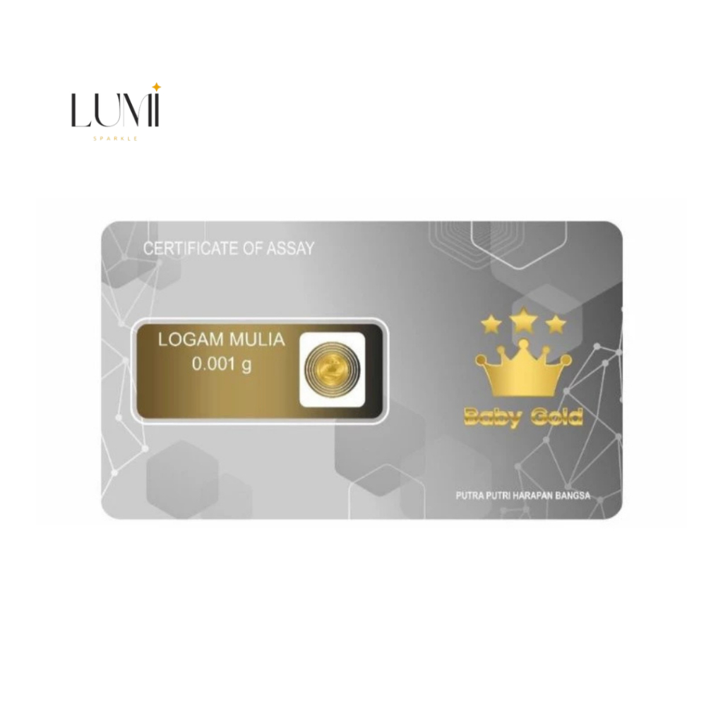 Babygold Emas 0,001 gram original 100% [freegift]