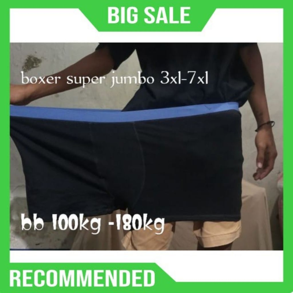 CD Boxer pria ukuran jumbo.celana boxer bigsize bahan spandek.celana boxer jumbo premium