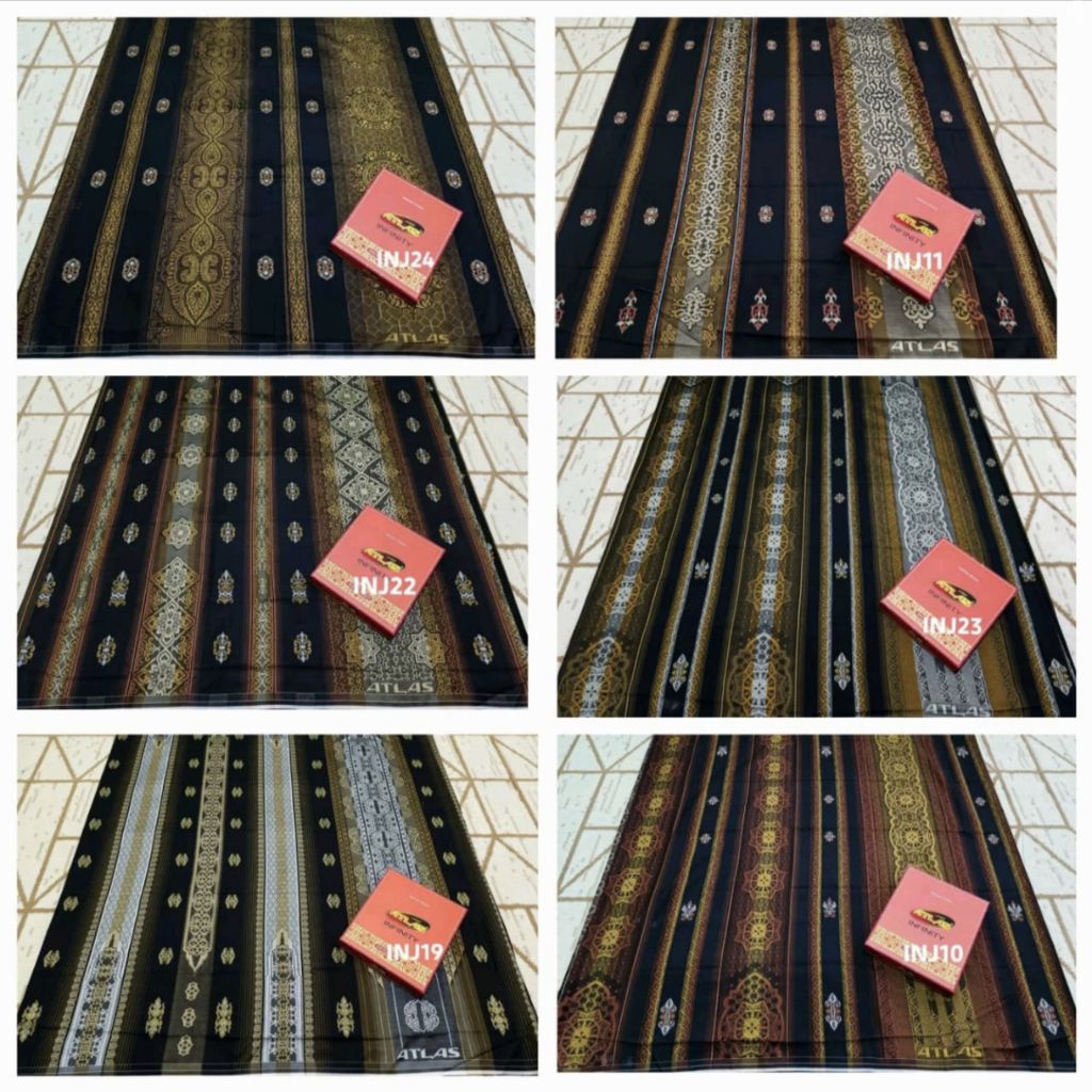 GROSIR 10PCS ATLAS INFINITY JACQUARD TERBARU