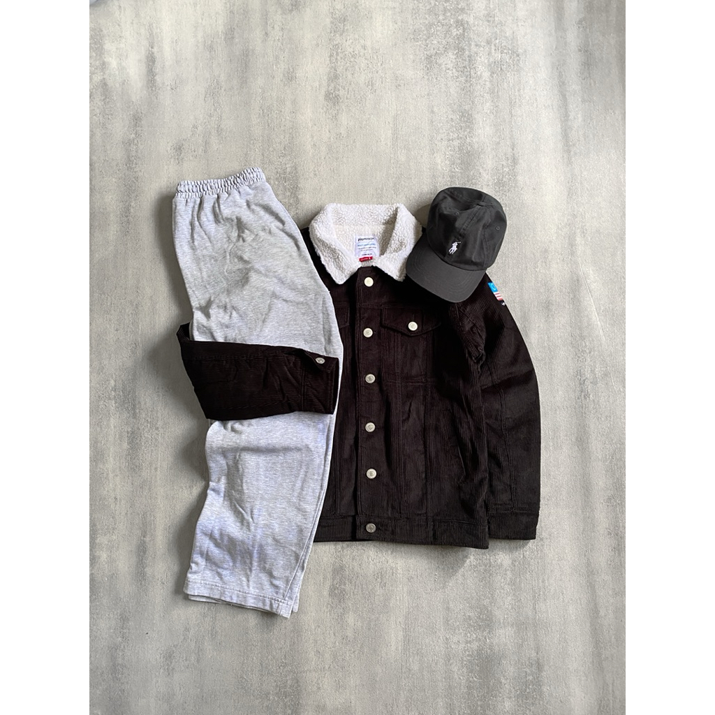 Play Monster Corduroy Sherpa Jacket