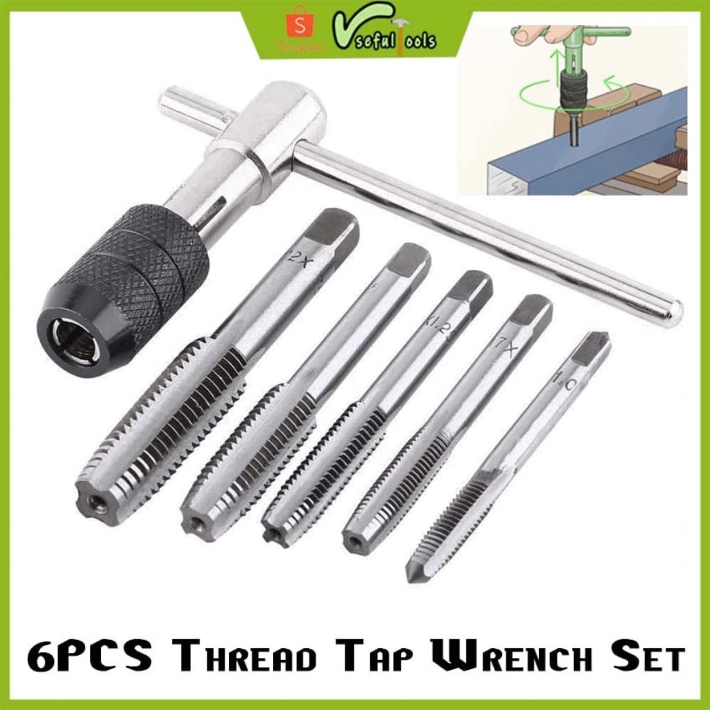 alat senai drat 6 pcs kunci serbaguna