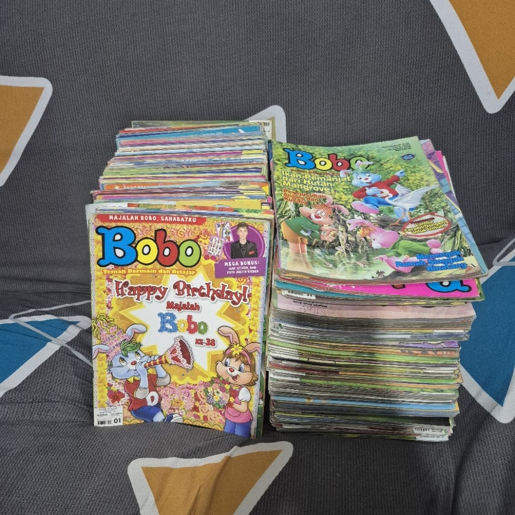 Paket 30 Bonus 1 Majalah Bobo Random Berbagai Edisi Buku Cerita Komik Dongeng Anak
