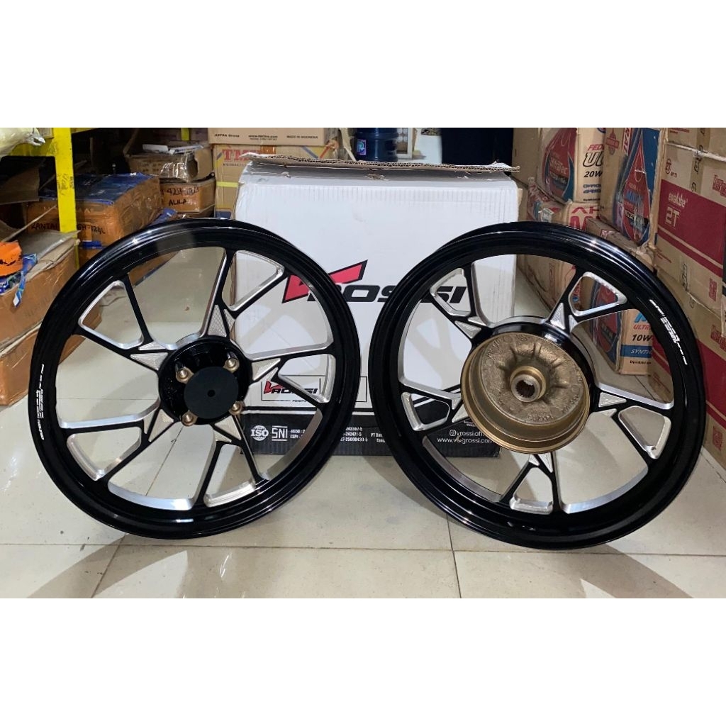 BEAT KARBU VELG BINTANG VARIO 110 MODEL KATANA HITAM V ROSSI