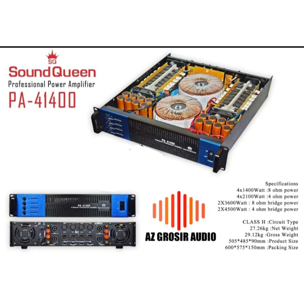Power soundqueen pa 41400 power soundqueen 4 Chanel pa 41400