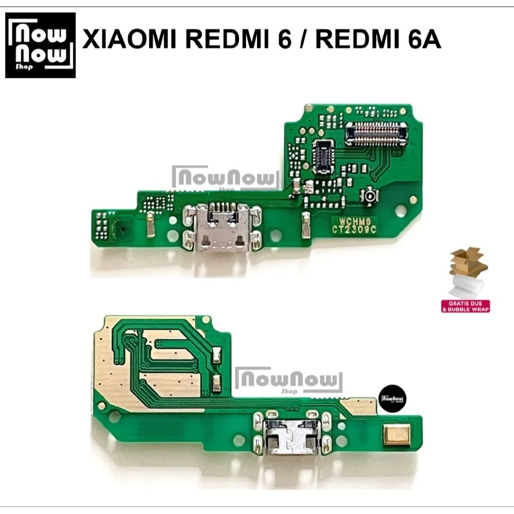 Konektor Cas Papan Cas Redmi 6 Redmi 6A Orii ic