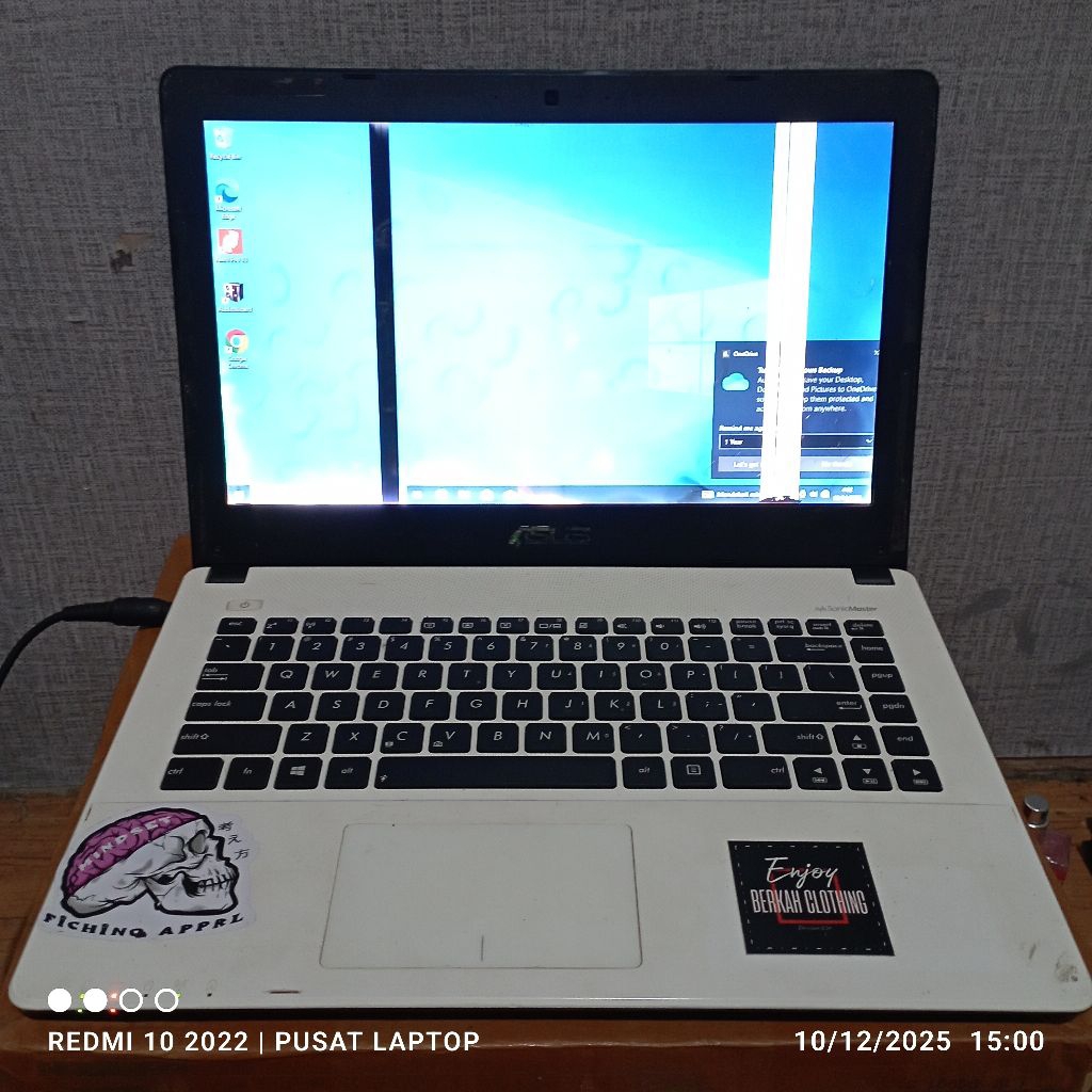 Laptop Asus A450L Notebook PC windows 10 prosesor Intel coreTM i5 Ram4gb Hds500gb Mesin Normal minus