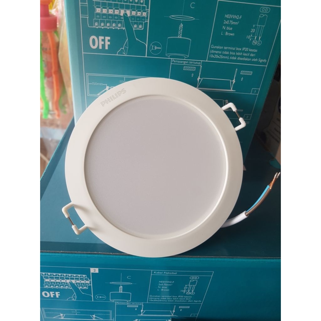 Lampu led Philips Eridani DL 190B 7 watt putih Downlight panel philips