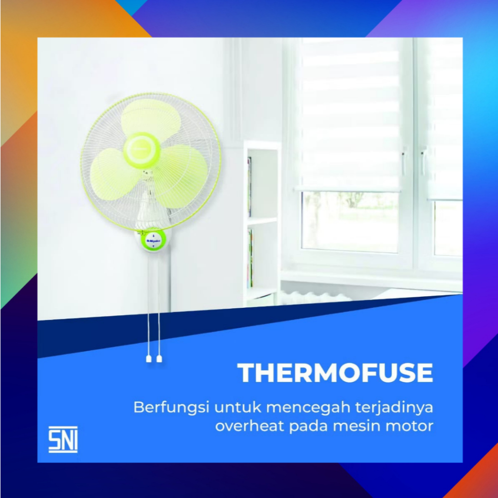 Miyako Kipas Dinding 16inch KAW 1662 Wall Fan pendingin ruangan KAW1662 kipas 16"
