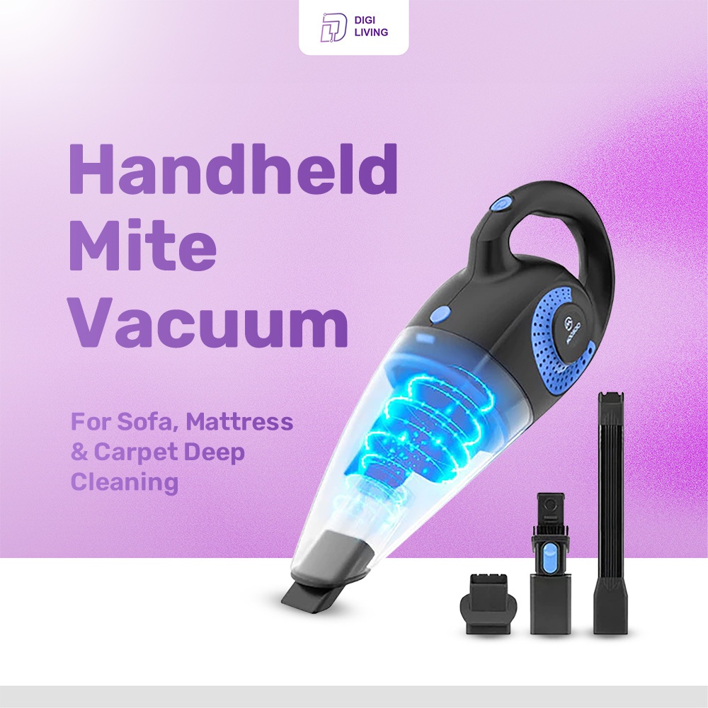 Digiliving - Handheld Vacuum Cleaner - Alat Penyedot Debu - Penyedot Debu Sofa Kasur Karpet lantai -