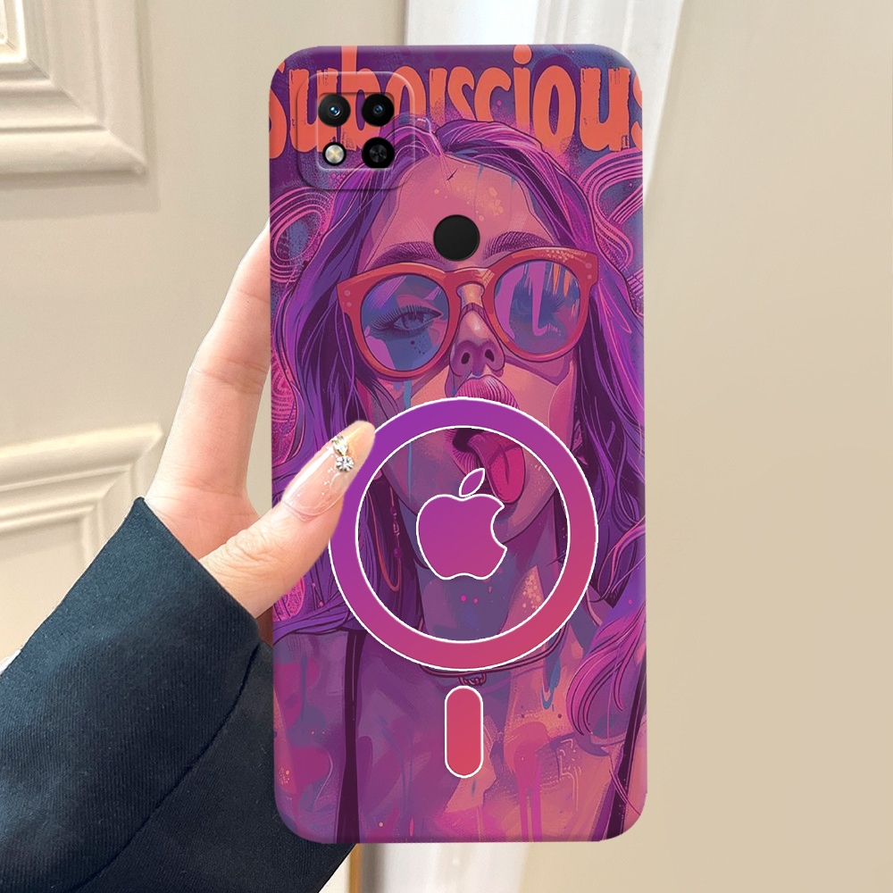 Premium Casing Hp Untuk XIAOMI REDMI 9C / REDMI 10A Desain GADIS HIPHOP RING IPHONE - Case Silikon S