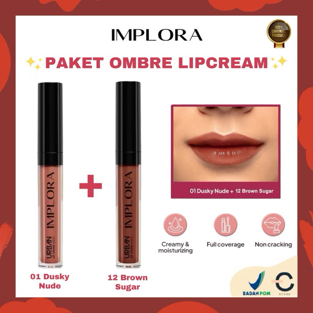 IMPLORA [Bundling OMBRE LIPS] Urban Lipcream matte