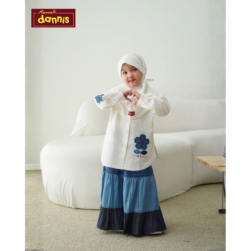 Stelan Dannis Dewasa & Anak Warna Putih