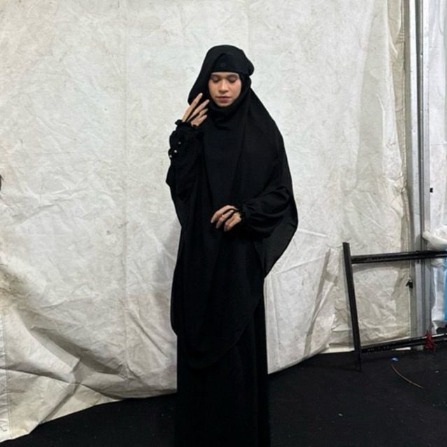 Jetblack Abaya & Khimar Set