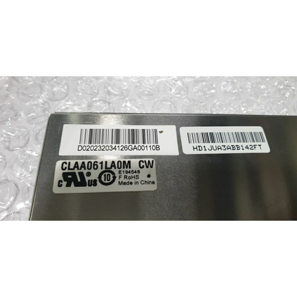 LCD cabutan head unit CLAA061LA0AM 60 pin rusak