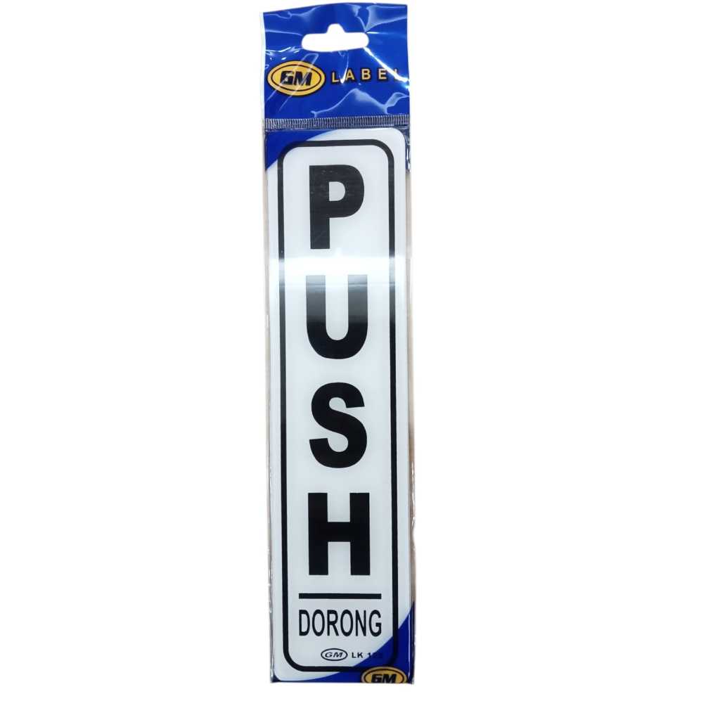 Gramedia Batam - GM Label Push (Dorong)