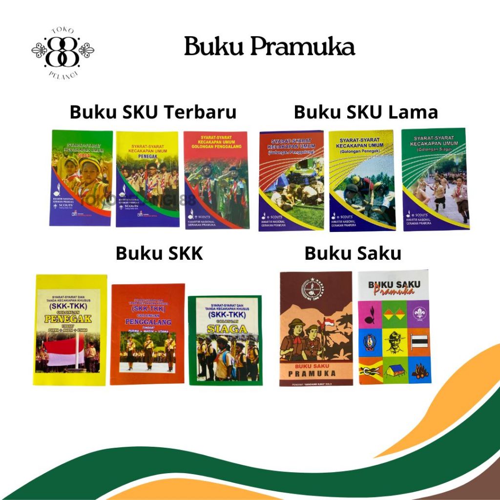 Buku Pramuka Lengkap Buku SKU / SKK TKK / SAKU Pramuka