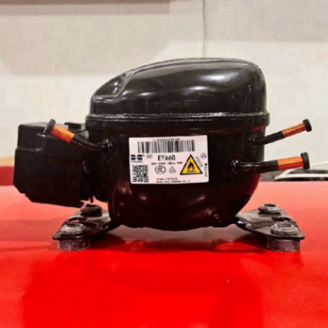 KOMPRESOR 1/6 EYA60 KULKAS 2 PINTU ORIGINAL REFRIGERANT R600A LENGKAP FULLSET