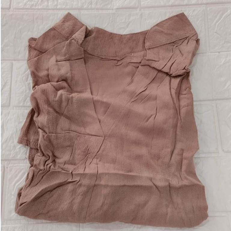 Jual Baju Atasan Wanita Lengan Panjang Warna Pink