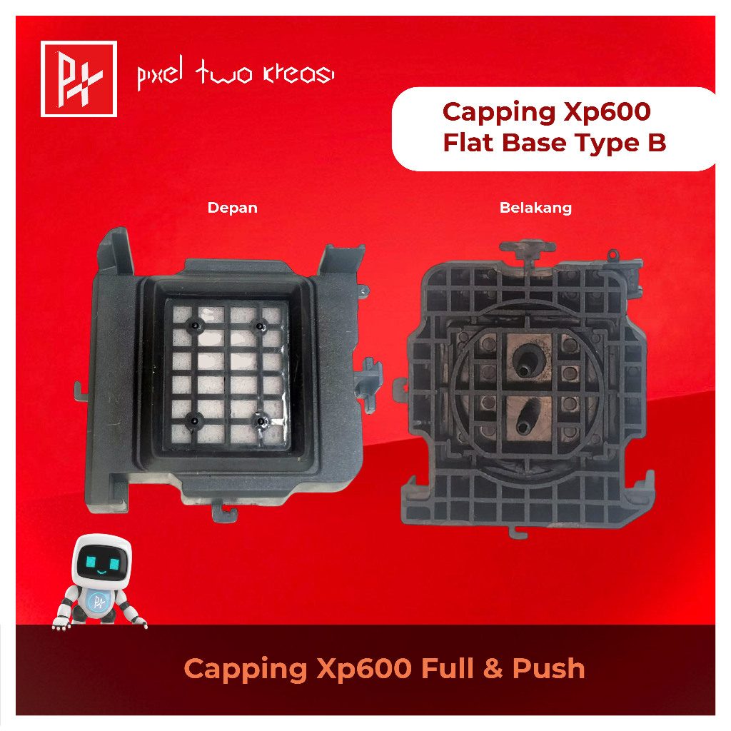 Capping Xp600 Push Pull-Flatbase type B/Capping Xp600 type Dorong Tarik