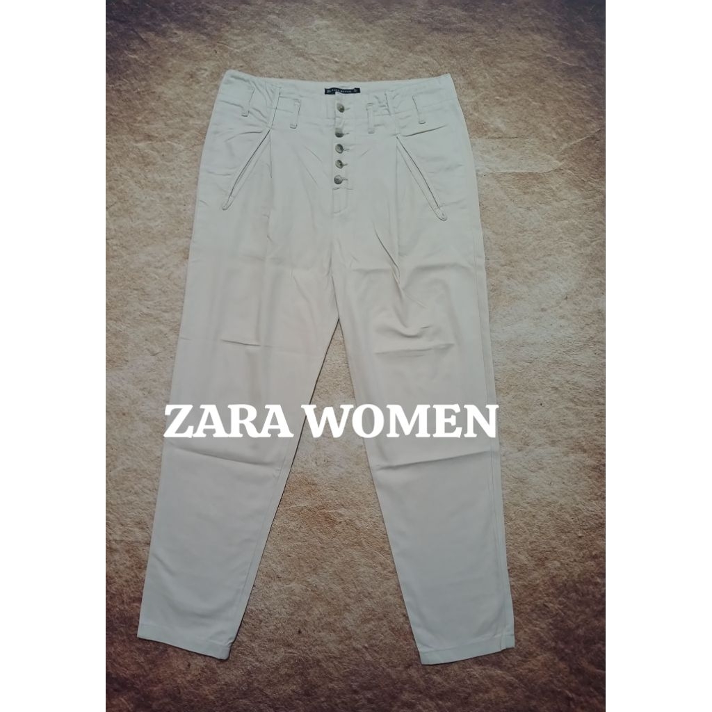 Celana chinos keren ZARA bahan chinos tebal bekas pakai