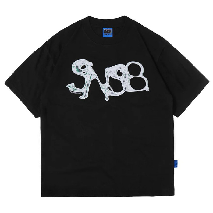 SNSB WORLD | FLOW BLACK | TSHIRT | SORRYNOTSORRY.B | SNSB
