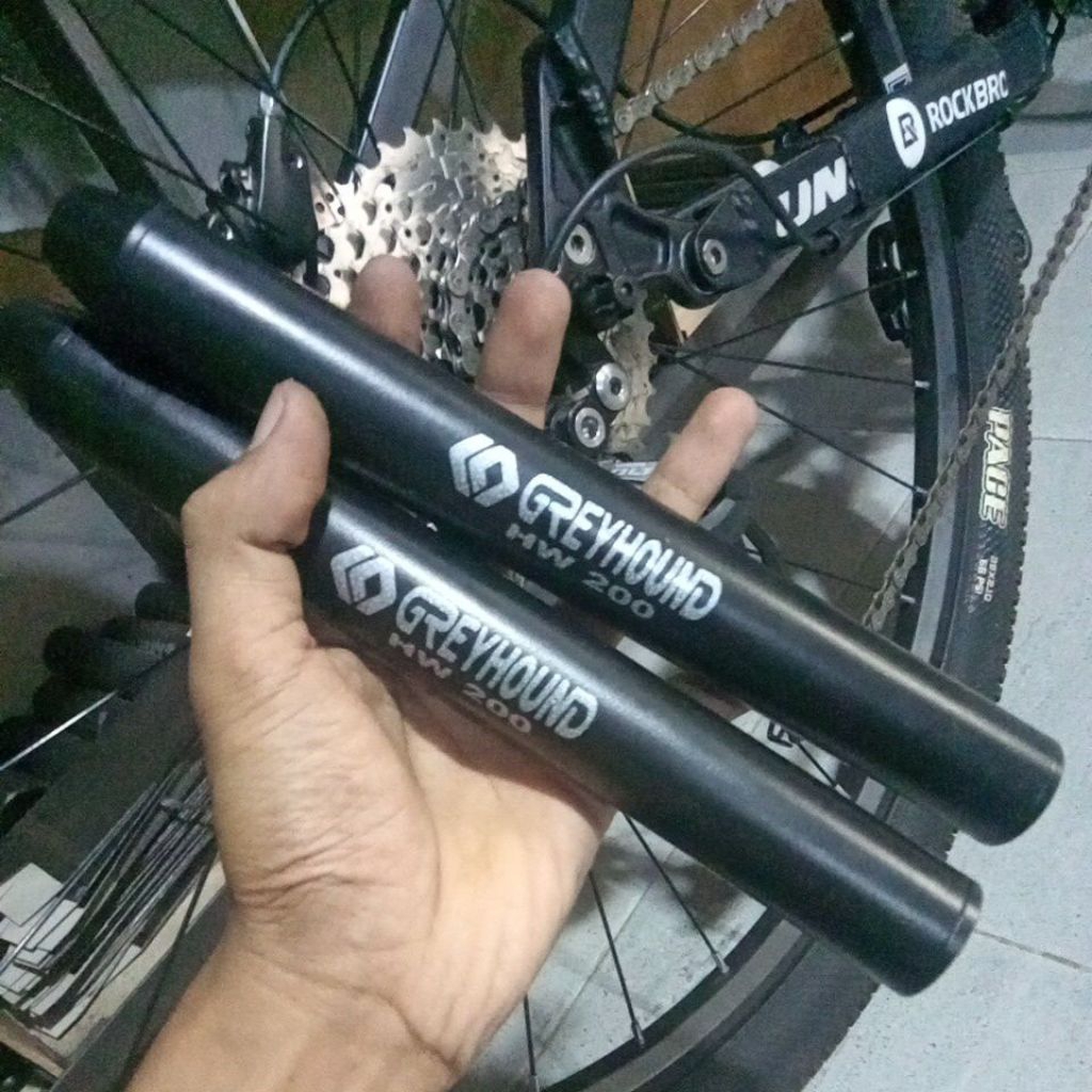 Peredam silincer panjang GREYHOUND od30 panjang 25cm