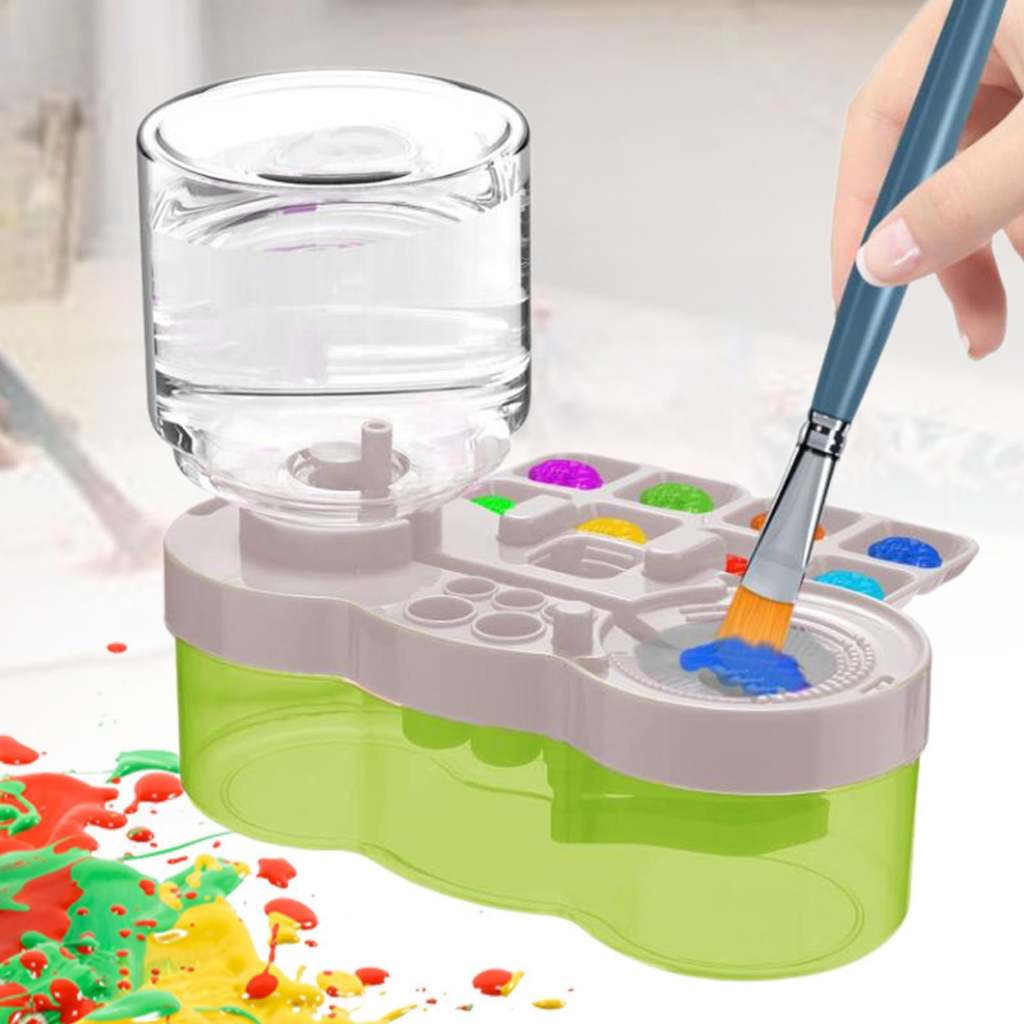 V-TEC Multifunction Brush Washer MBW-2015 / Tempat Cuci Kuas Lukis / Wadah Cuci Kuas Palet