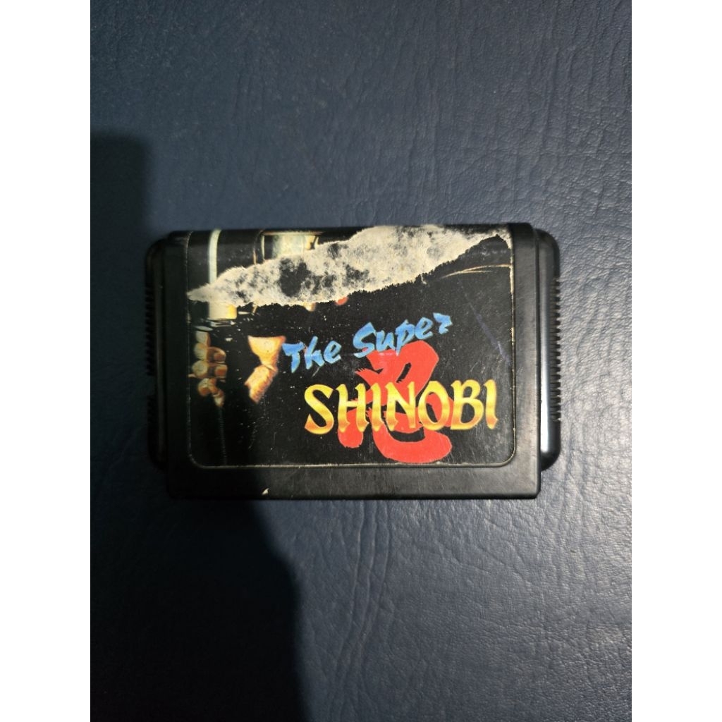 Games Sega The Super Shinobi Cartridge Game Retro Ori Original MD 16 Bit
