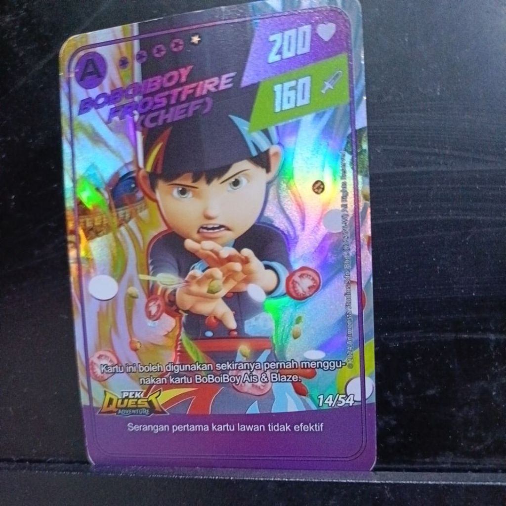 Boboiboy frost fire (chef)