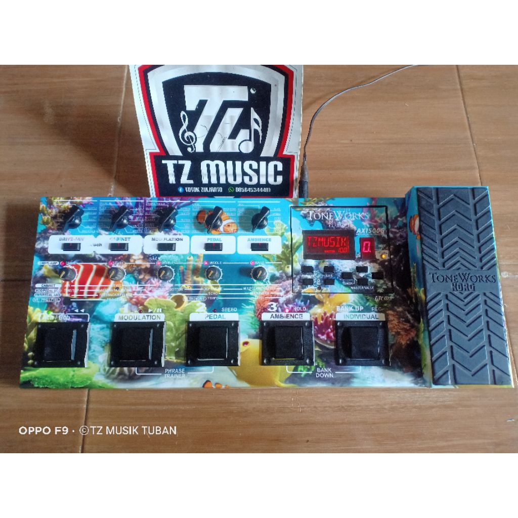 efek gitar tonework korg ax1500g