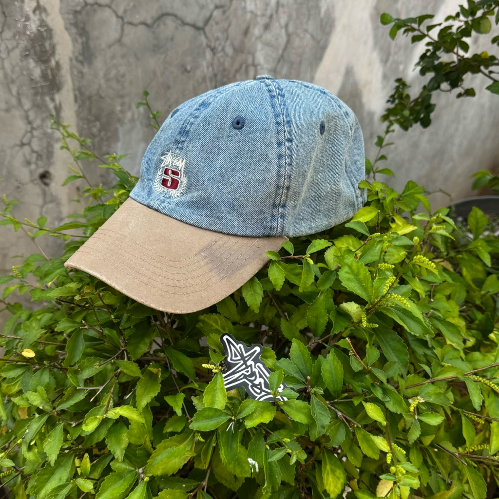 S ussy simple cap denim