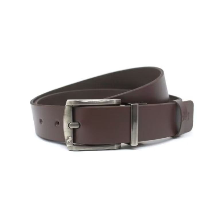 Belt Kulit B455NBR Belt Pria Gesper Ikat Pinggang Sabuk Pria Original Lois Hitam