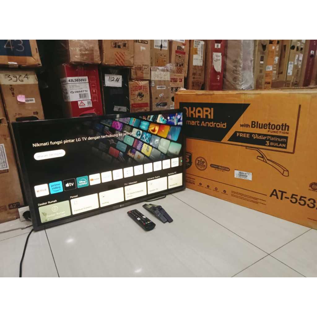 SMART TV LG 32 In HD Sudah Bisa Youtube Digital TV Kondisi bekas pemakaian 6049F