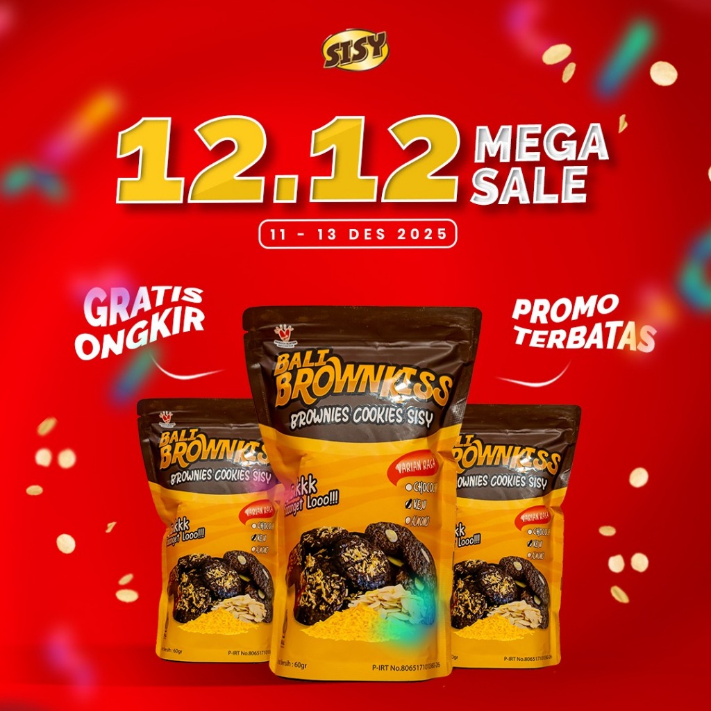 Pie Susu Sisy | BROWNKISS SISY ( Brownies Cookies )  by Pie Susu Sisy rasa  almond dan keju