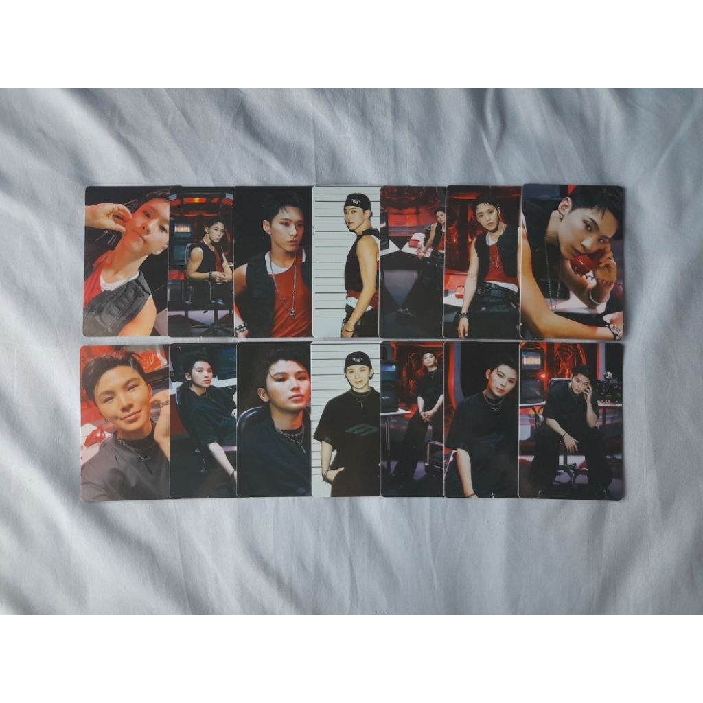 seventeen hxw howoo warning pc set B type hoshi woozi md fancon photocard cupi wooahae beam