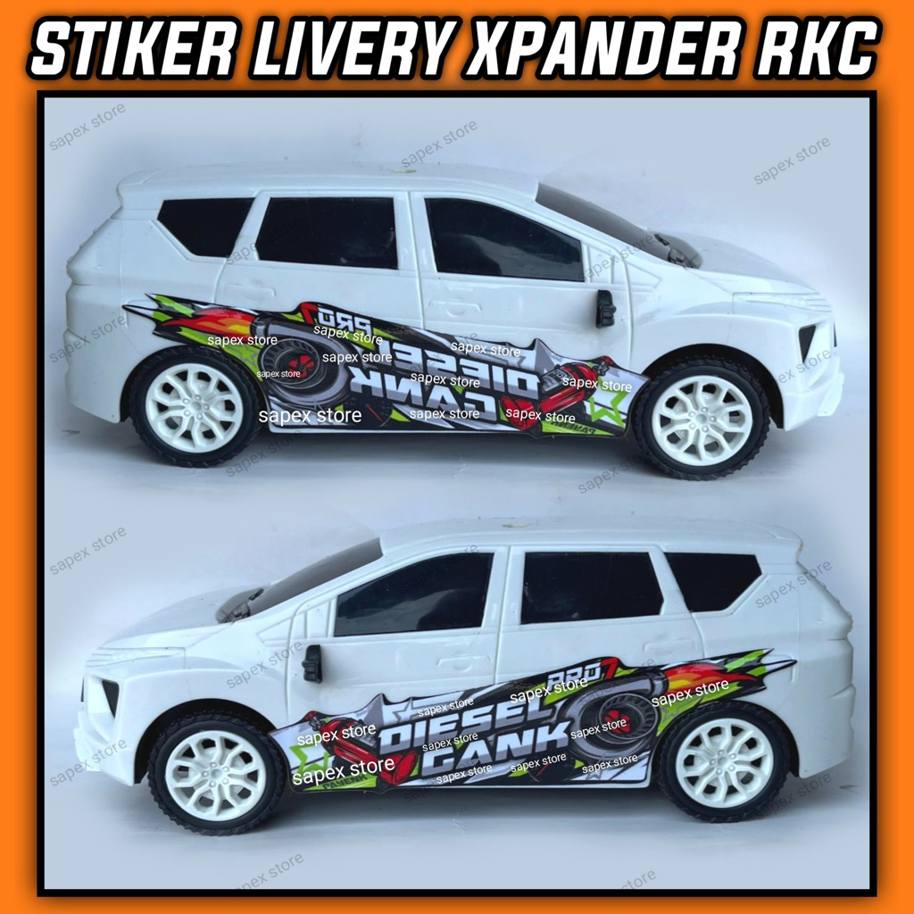 STIKER LIVERY DIESEL GANK MINIATUR MOBIL XPANDER RKC