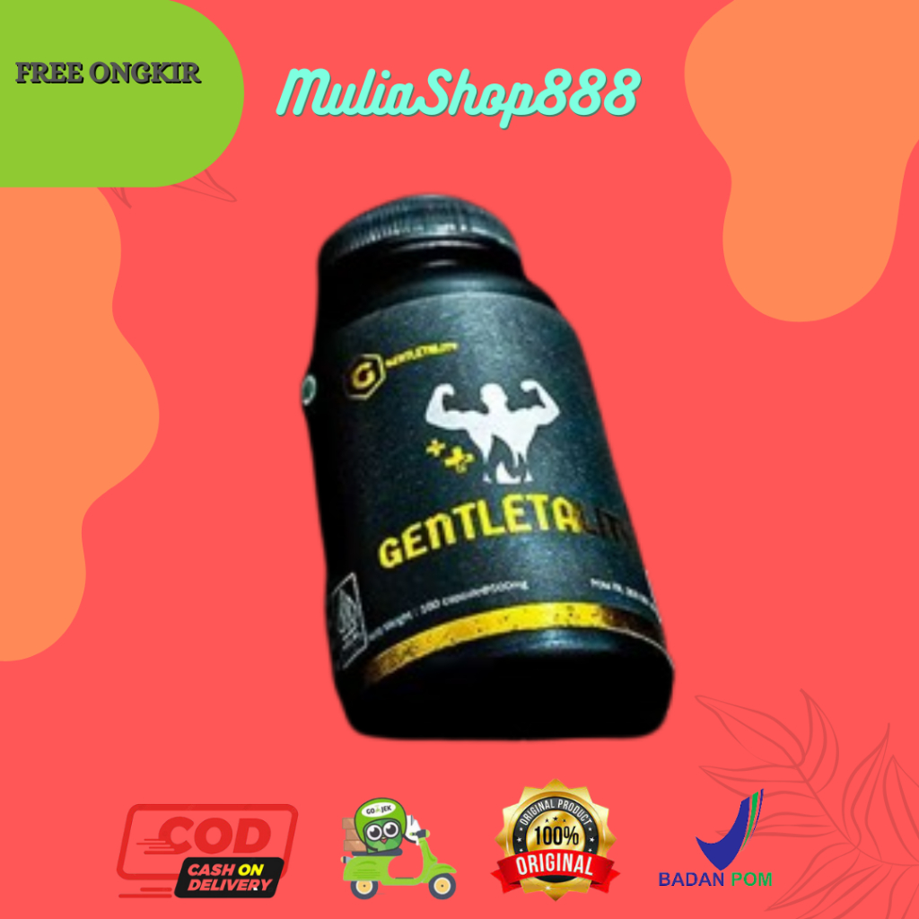 GENTLETALITY - Kapsul Herbal Untuk Membantu Memelihara Stamina Pria Halal BPOM