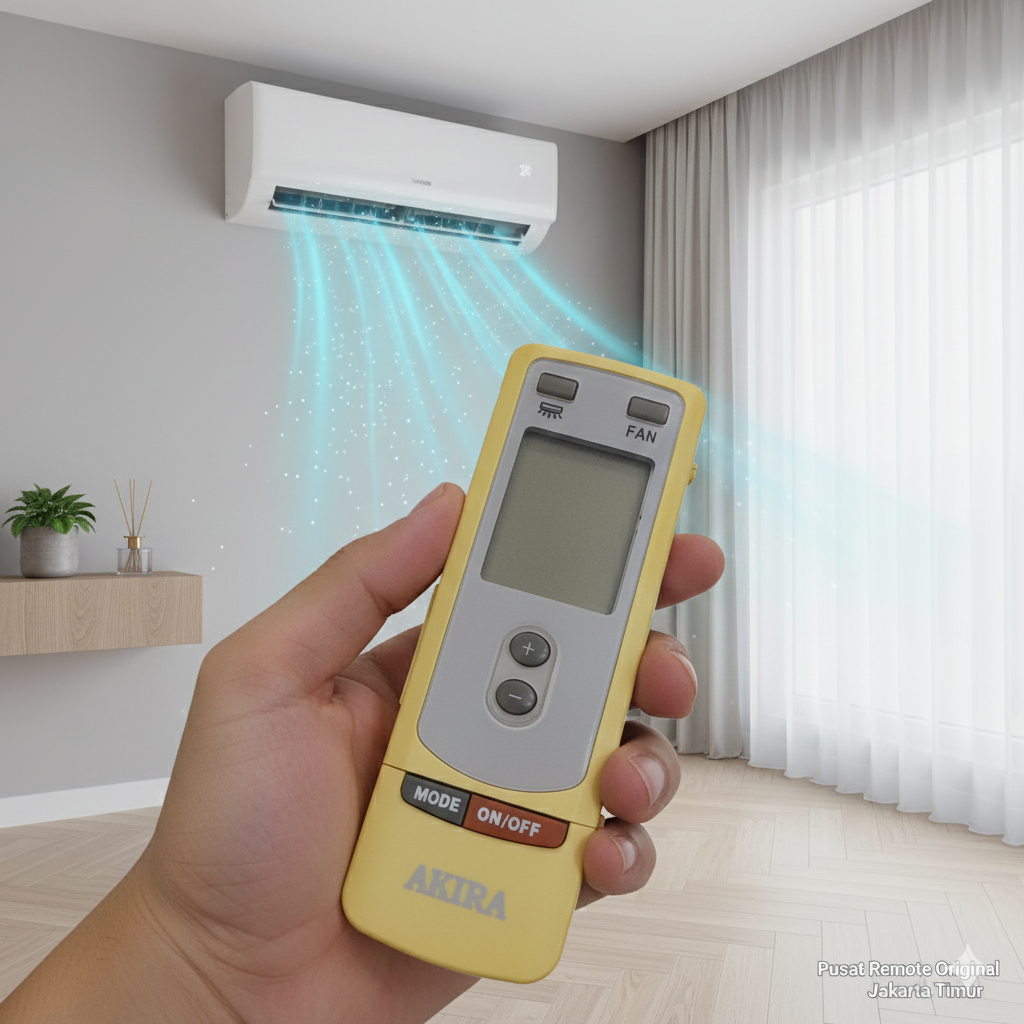 REMOTE REMOT AC AKIRA Y512SB ORIGINAL