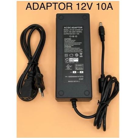 ADAPTOR 12V 10A POWER SUPPLY 12V 10A SWITCHING ADAPTOR LED Strip Monitor 12V 10A ADAPTOR POMPA DC OR