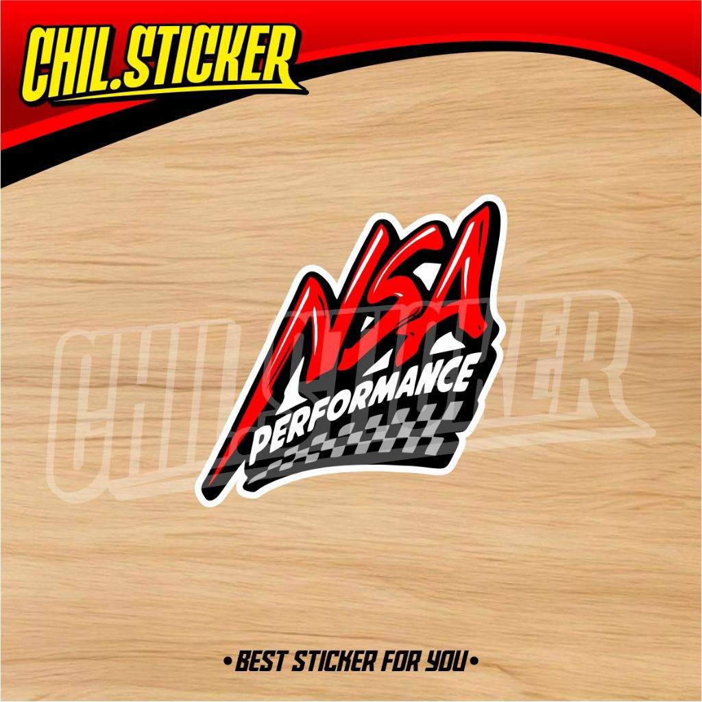 STIKER NSA PERFORMANCE sticker NSA