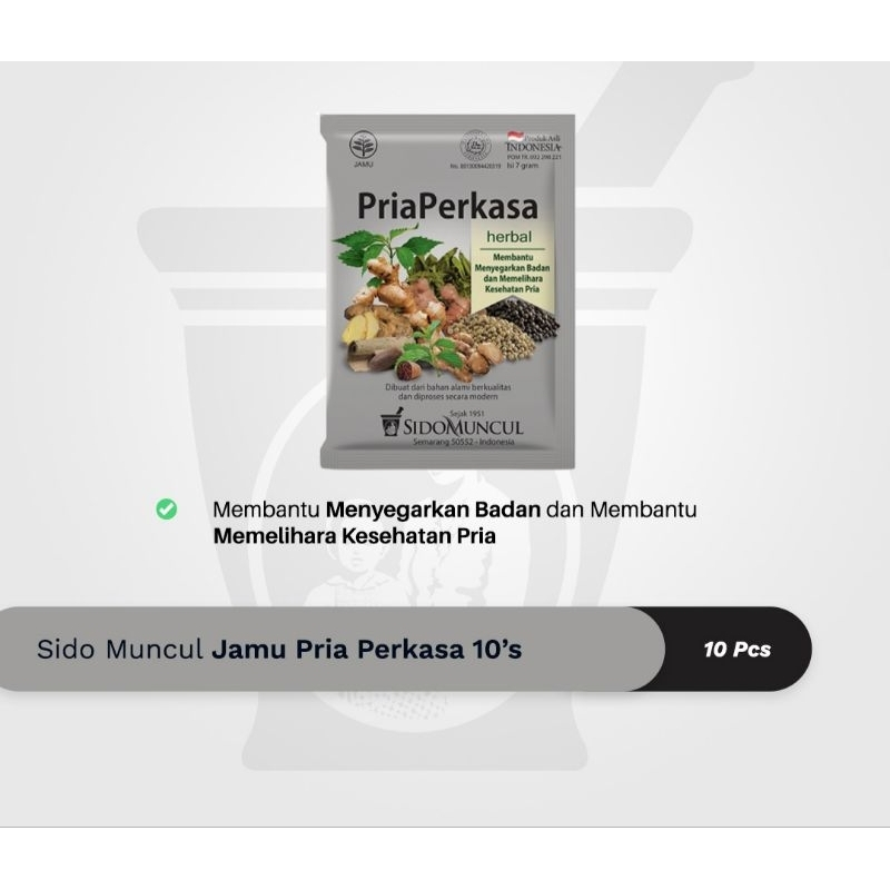 Sidomuncul Jamu Pria Perkasa isi 10 pcs
