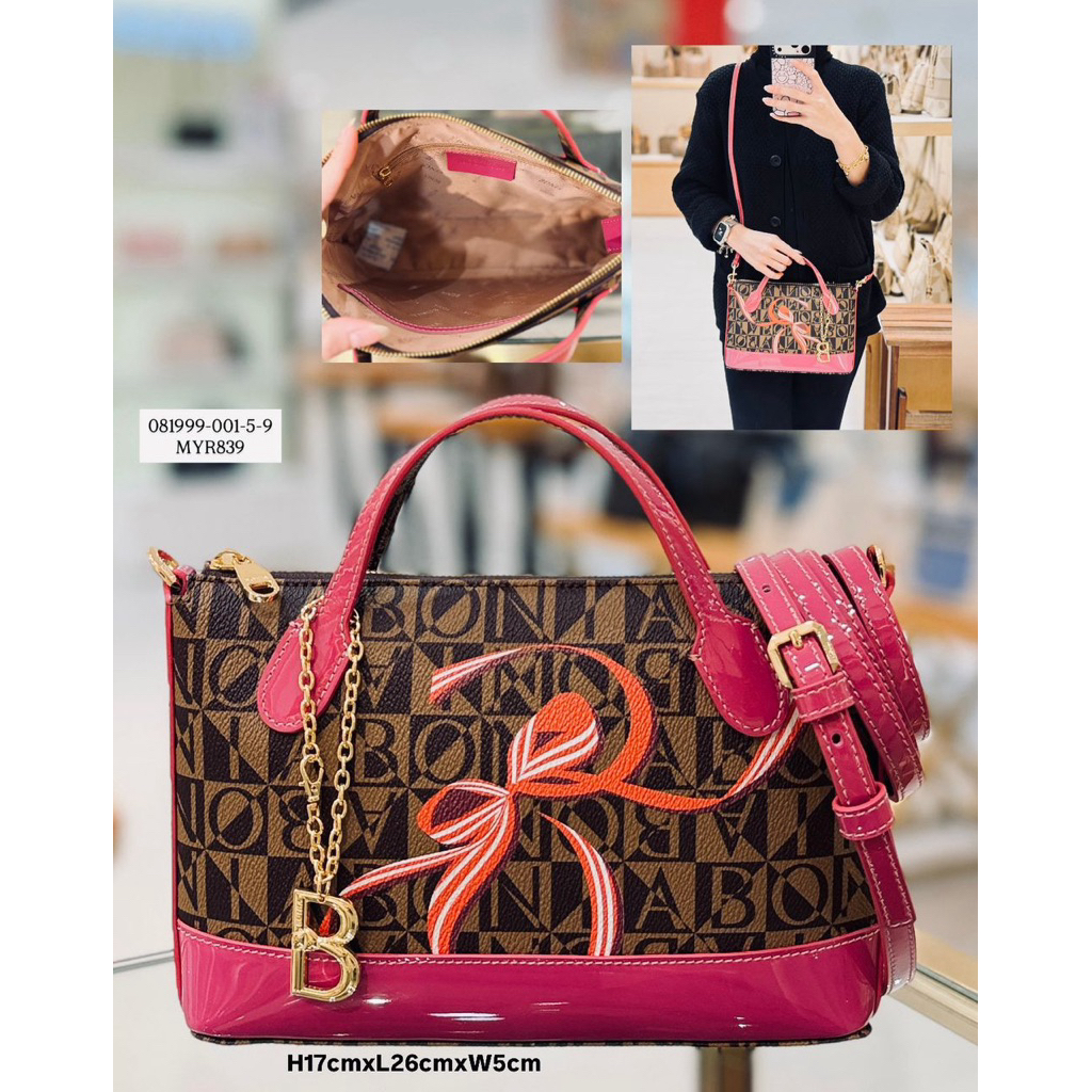 TAS BONIA ORIGINAL MONOGRAM PITA