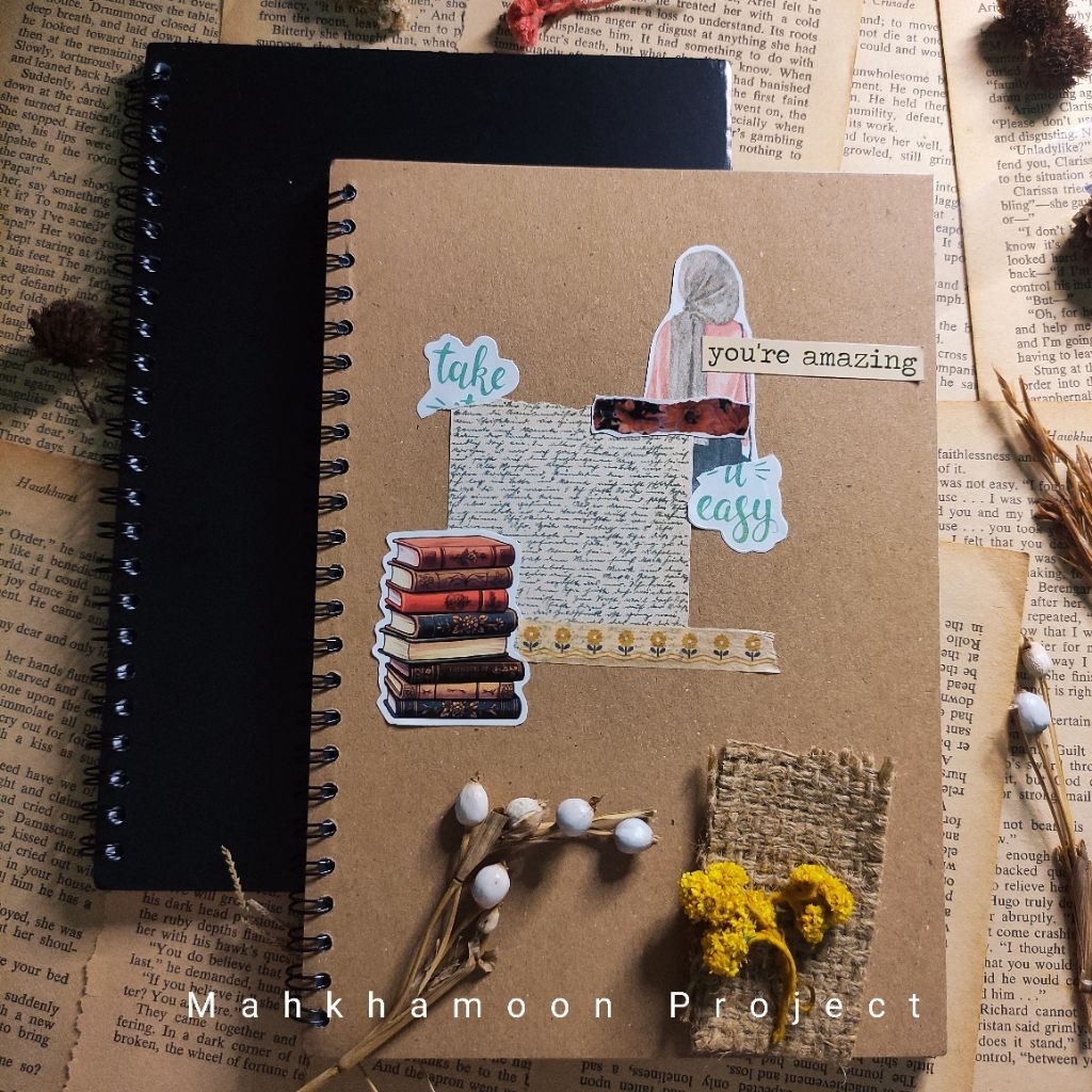 Notebook Motif Grid Buku Jurnaling Buku Catatan Aesthetic