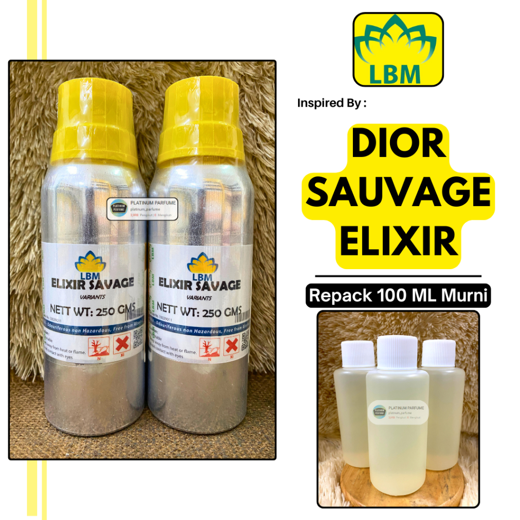 Bibit Parfum LBM - ELIXIR Murni 100 ML Berkualitas LBM Fragrance