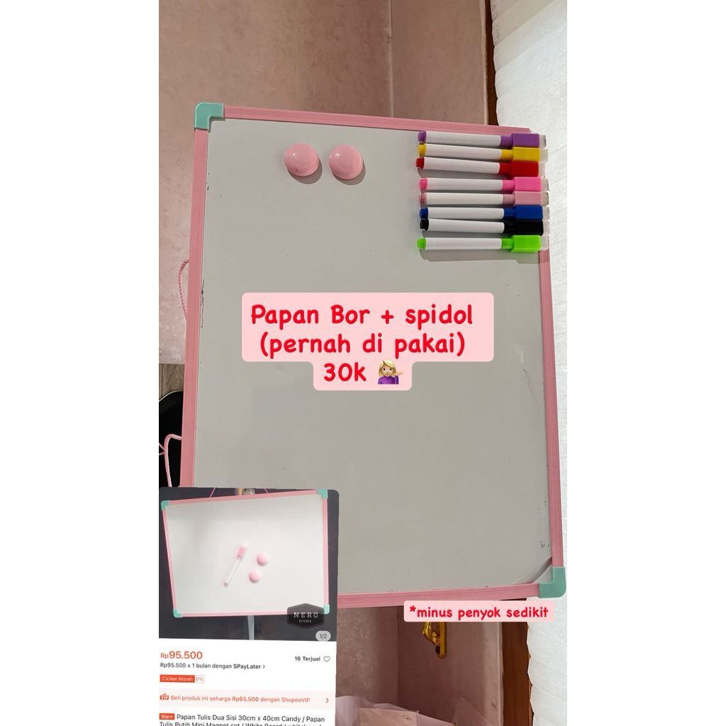 Preloved Bor tulis anak